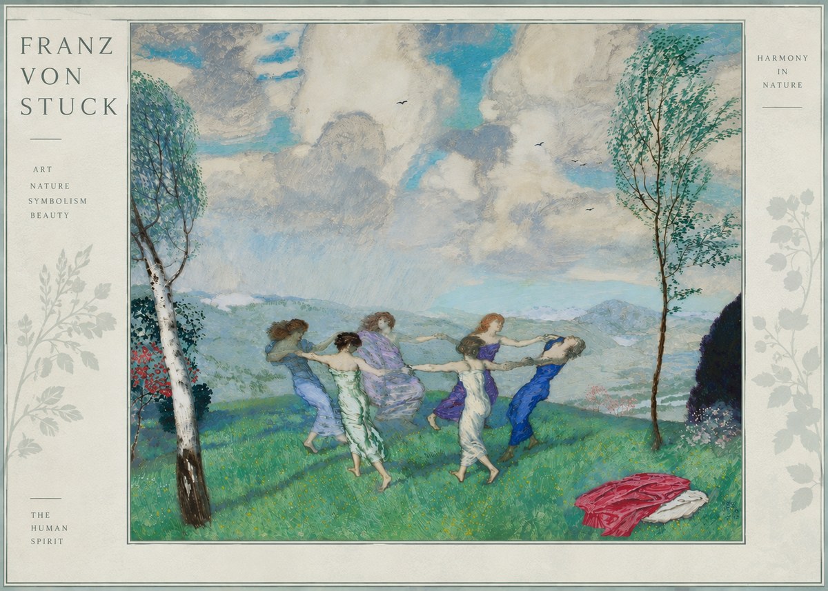 Franz von Stuck Spring Dance No5 - Plakat