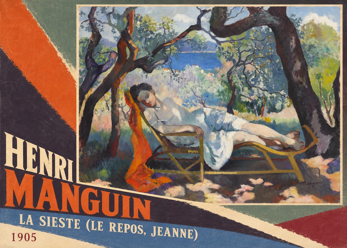 Henri Manguin La Sieste (Le Repos, Jeanne) No5 - Plakat