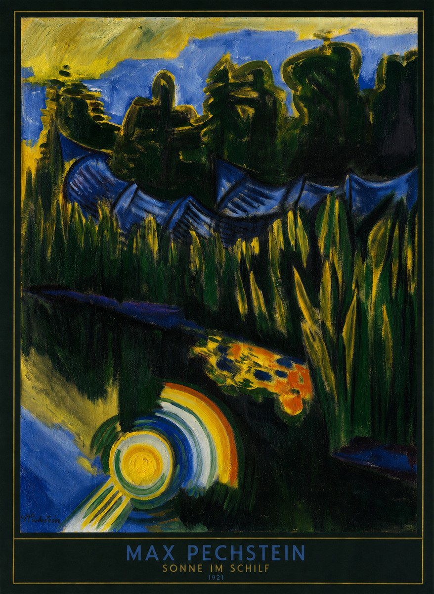 Max Pechstein Sonne Im Schilf No6 - Plakat