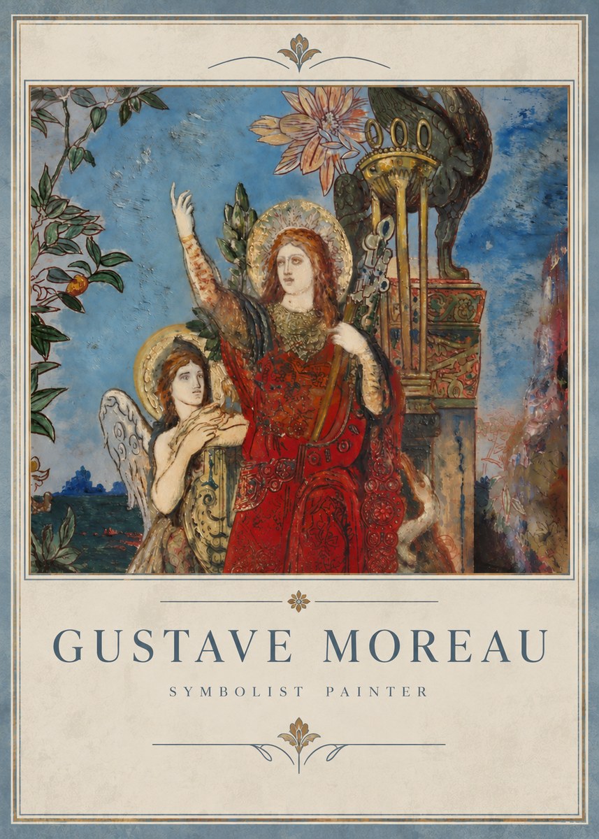 Gustave Moreau The Apparition I No4 - Plakat