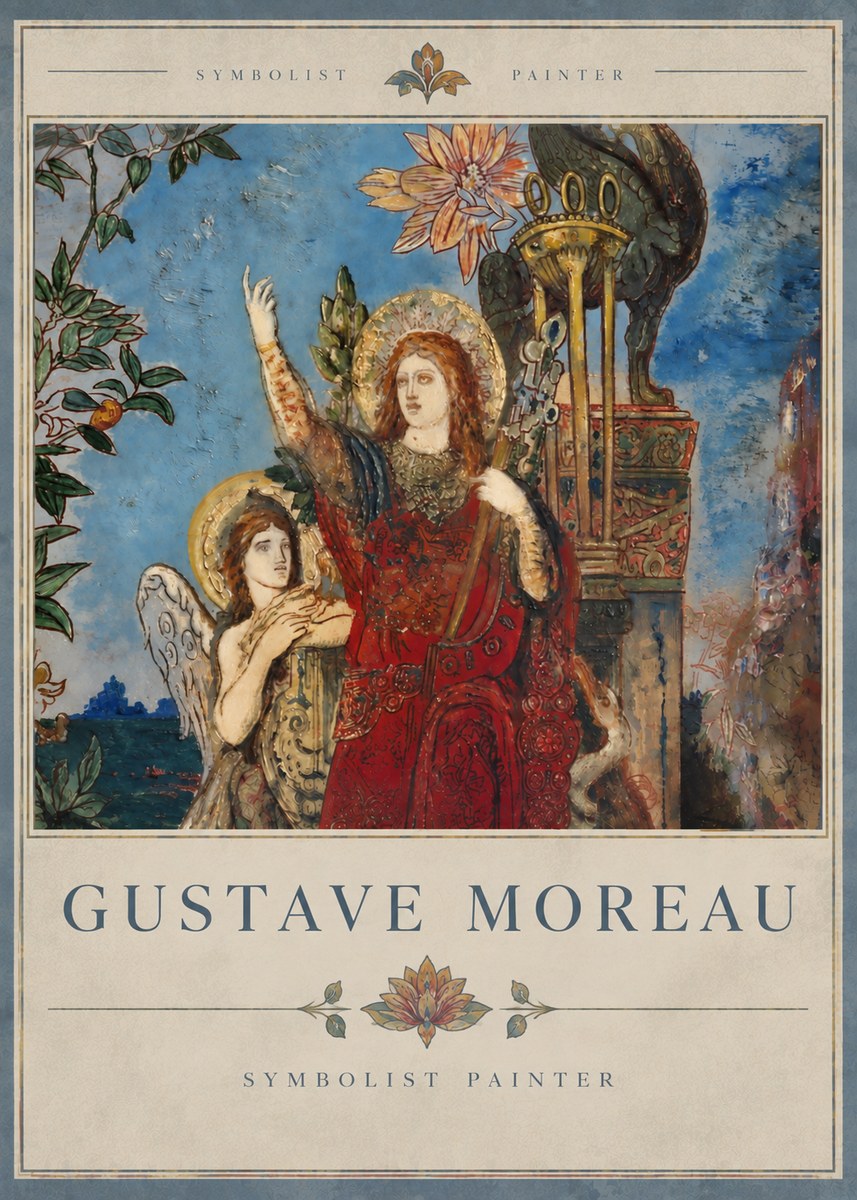 Gustave Moreau The Apparition I No5 - Plakat
