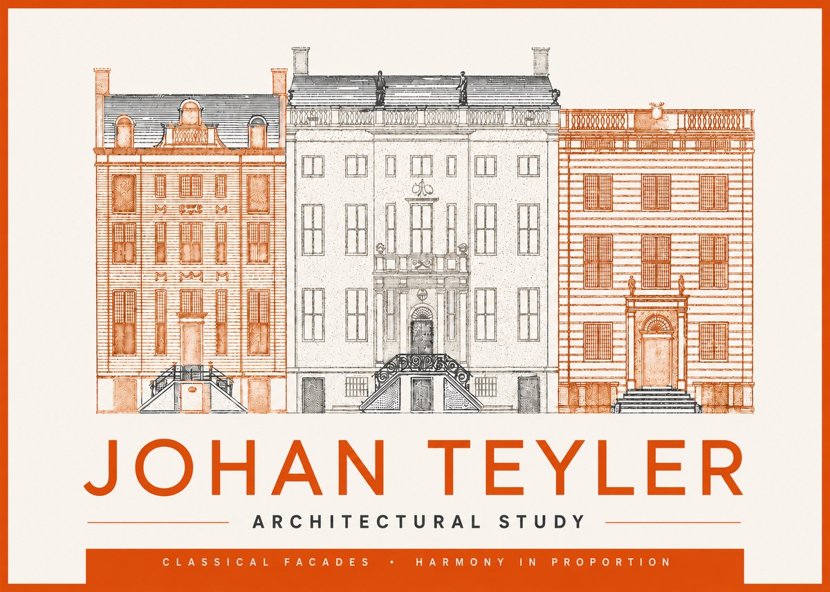 Johan Teyler Architectural Study I No4 - Plakat