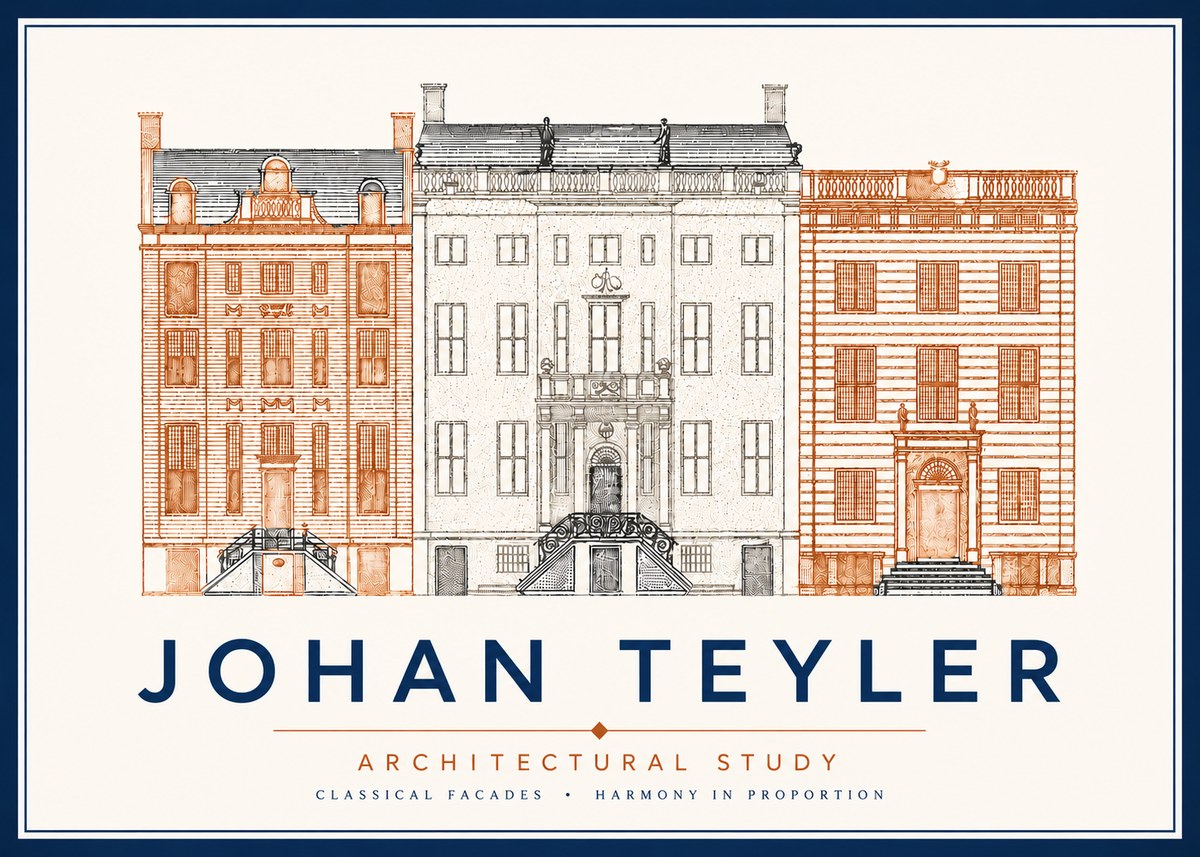 Johan Teyler Architectural Study I No6 - Plakat