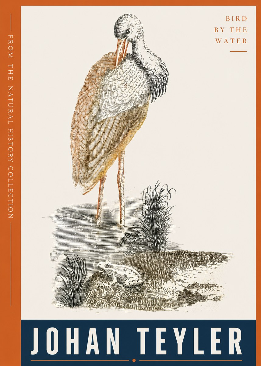 Johan Teyler Bird by the Water No4 - Plakat