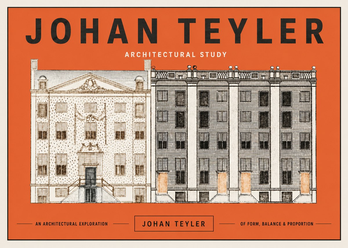 Johan Teyler Architectural Study IV No2 - Plakat