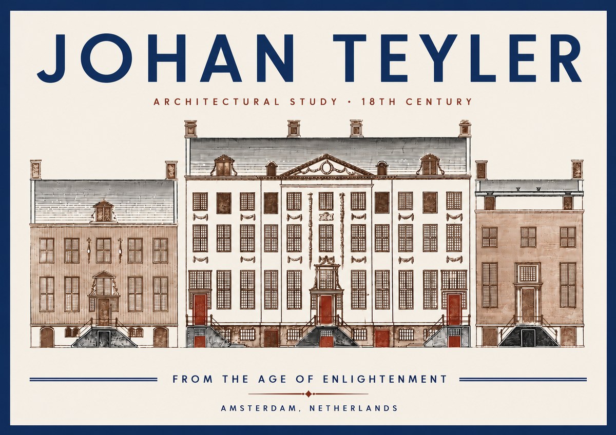 Johan Teyler Architectural Study VII No6 - Plakat