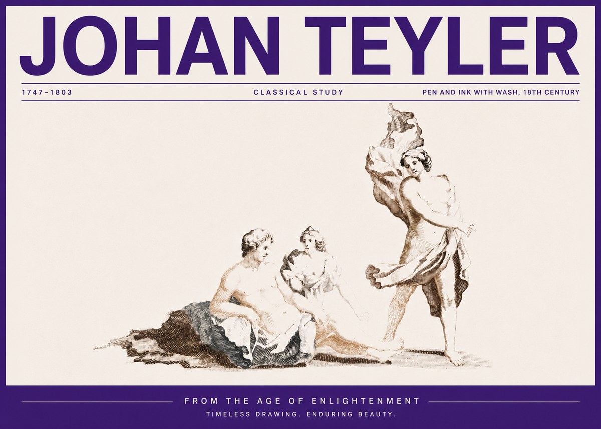 Johan Teyler Classical Study I No5 - Plakat