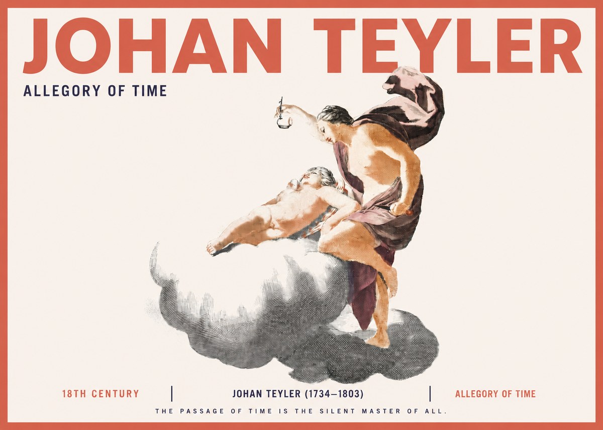 Johan Teyler Allegory of Time No2 - Plakat