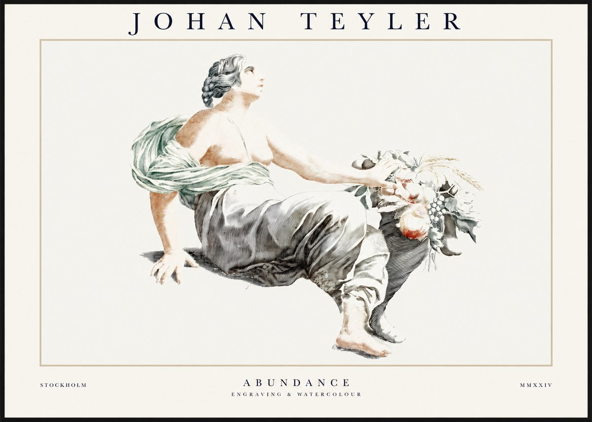Johan Teyler Abundance No1 - Plakat