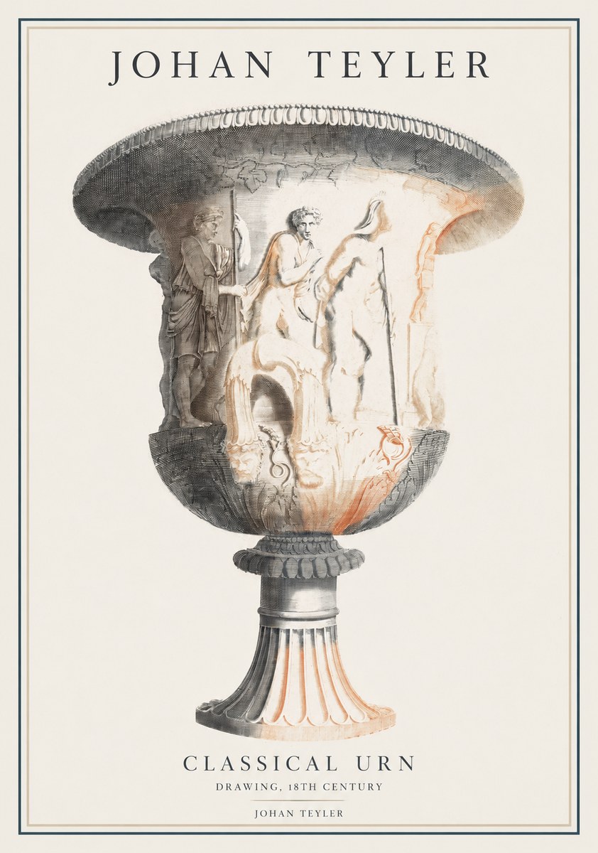 Johan Teyler Classical Urn No1 - Plakat