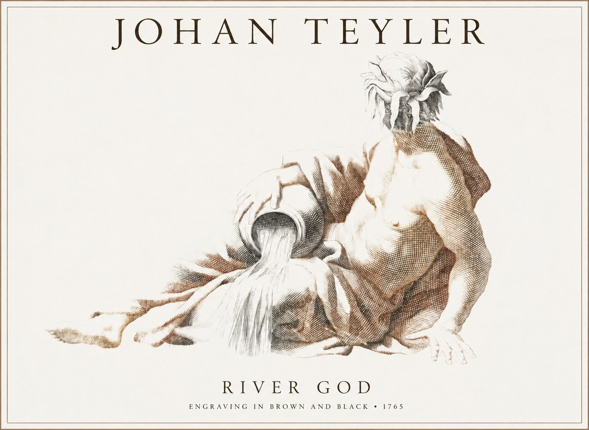 Johan Teyler River God No1 - Plakat