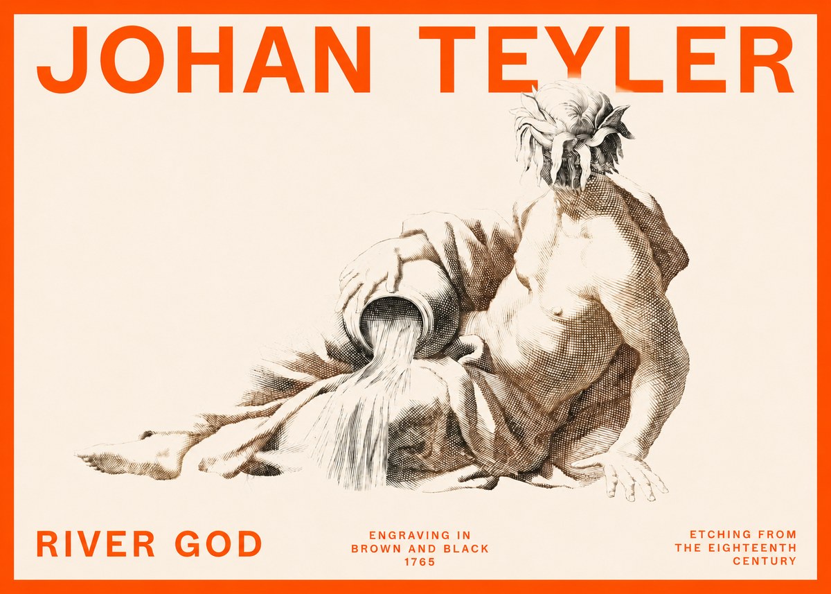 Johan Teyler River God No2 - Plakat