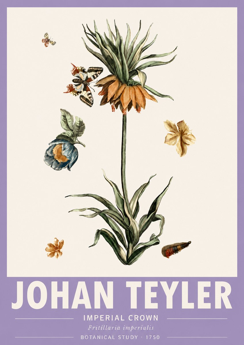 Johan Teyler Crown Imperial No6 - Plakat