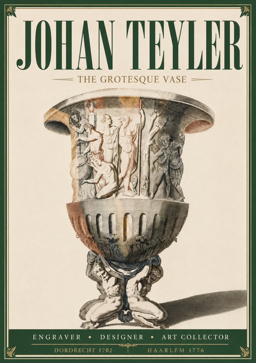 Johan Teyler The Grotesque Vase No5 - Plakat