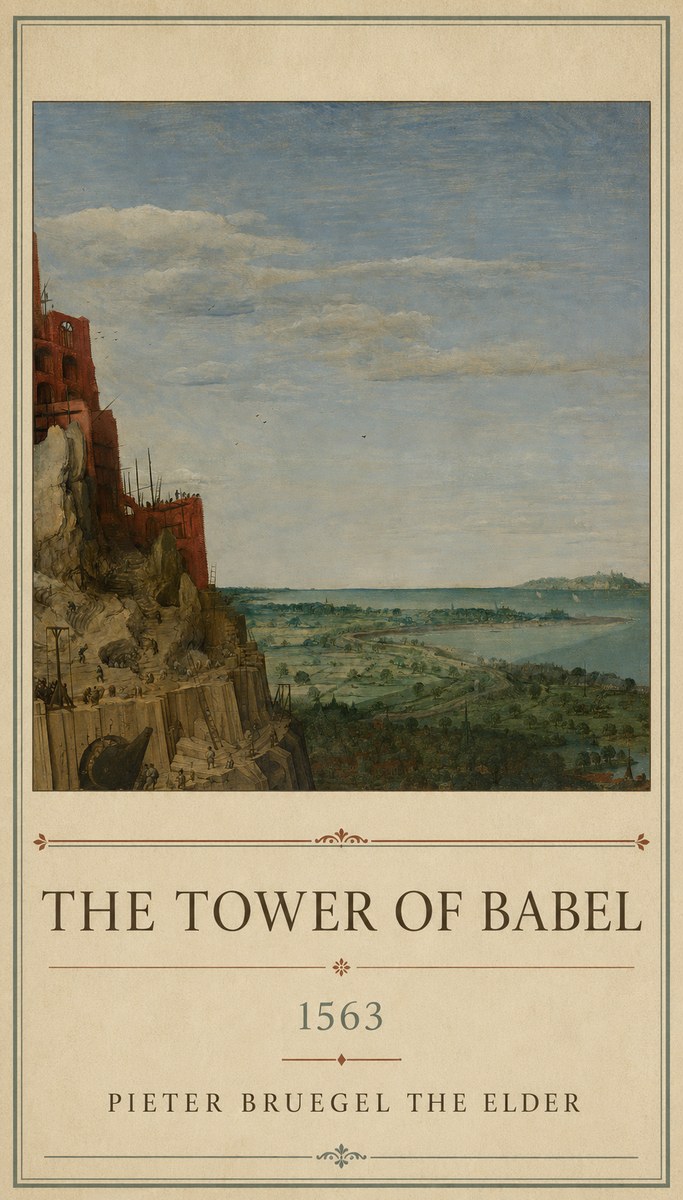 Pieter Bruegel The Tower of Babel X No1 - Plakat