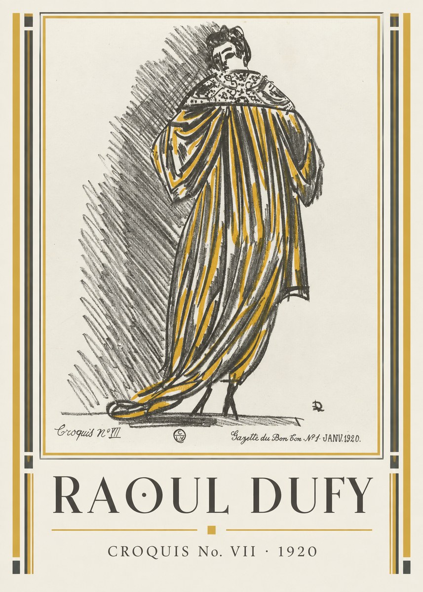 Raoul Dufy Croquis No. Vii No1 - Plakat