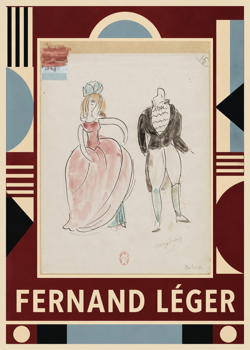 Fernand Léger Bolivar VI No1 - Plakat
