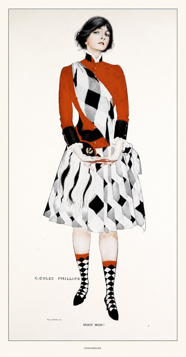 Coles Phillips Hoot Mon! No4 - Plakat