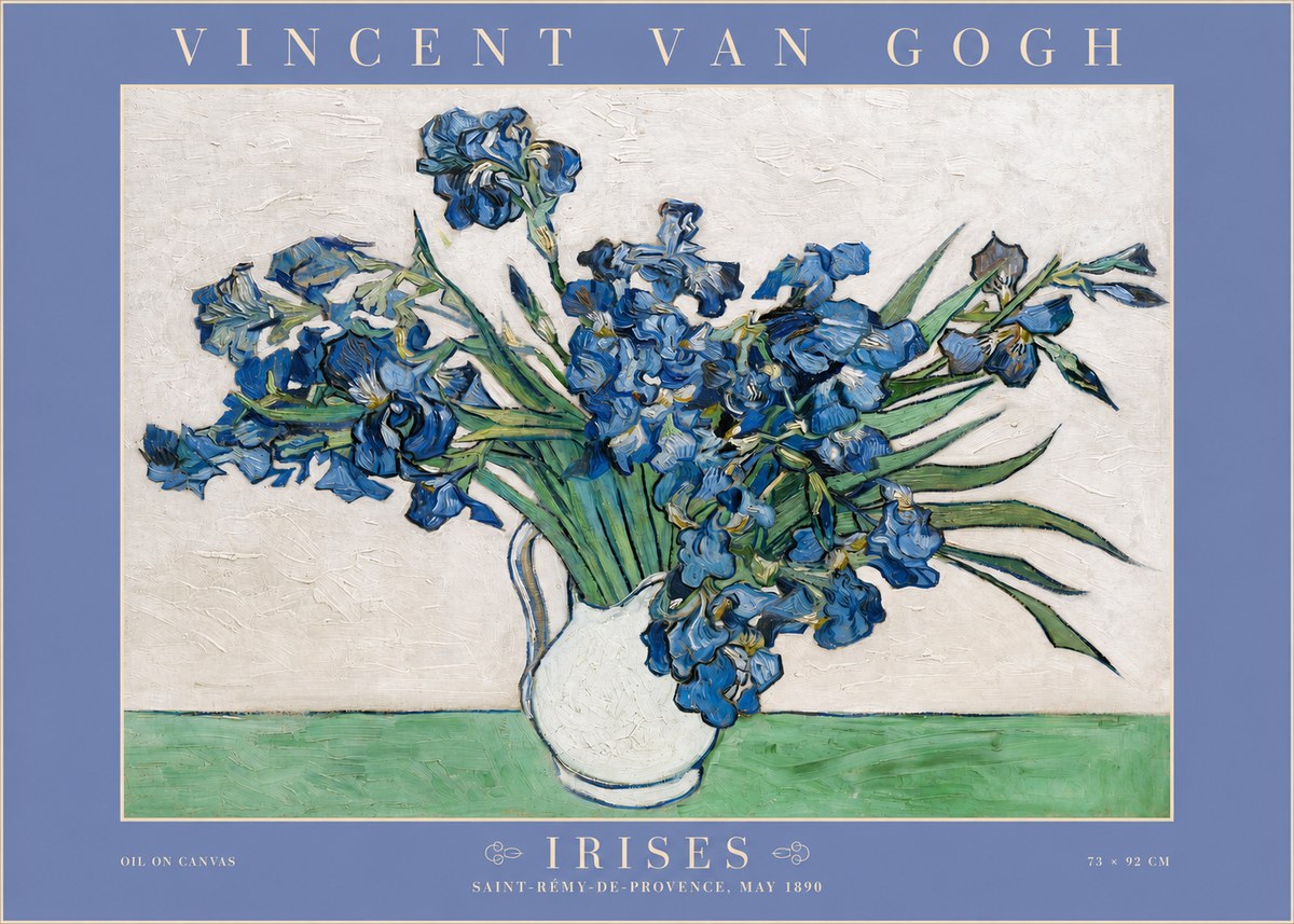 Van Gogh Irises II No2 - Plakat