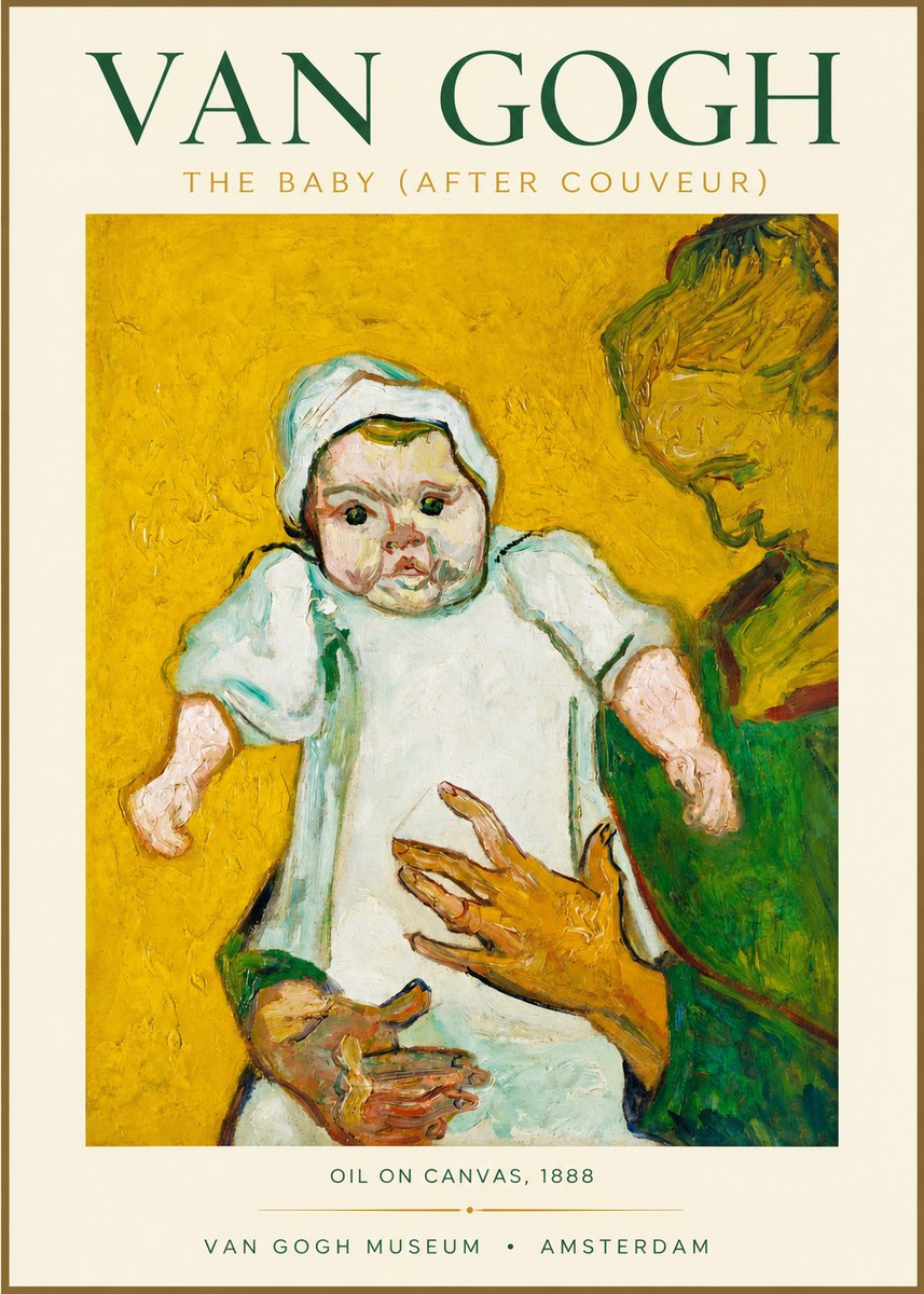 Van Gogh The Baby (After Couveur) No1 - Plakat
