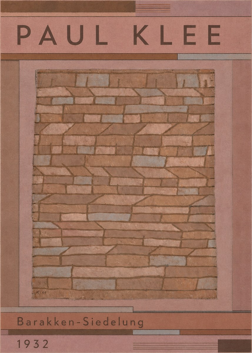 Paul Klee Barakken-siedelung No3 - Plakat