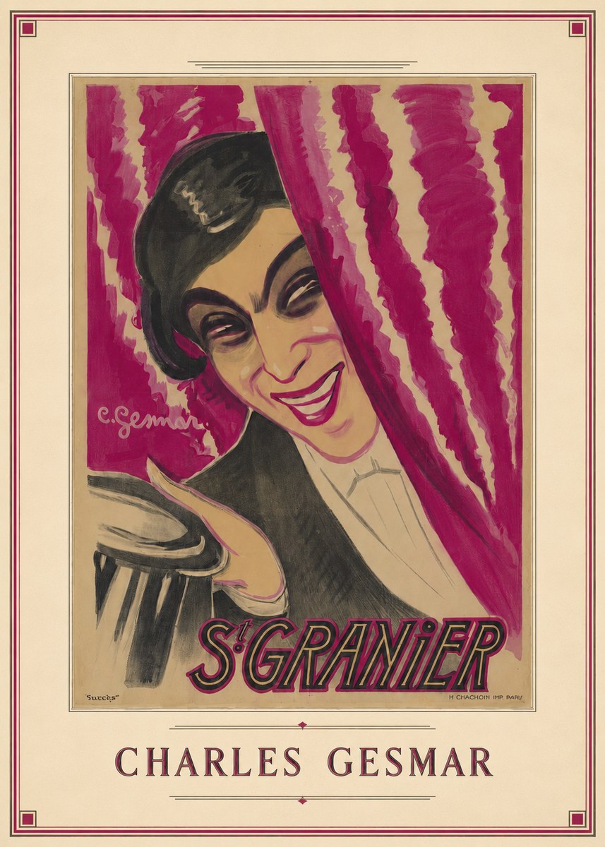 Charles Gesmar S! Granier I No3 - Plakat