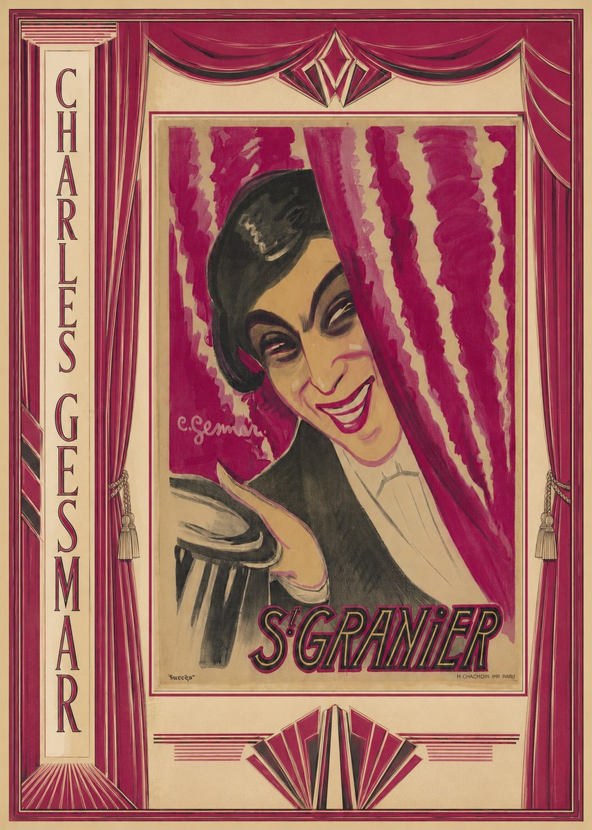 Charles Gesmar S! Granier I No4 - Plakat