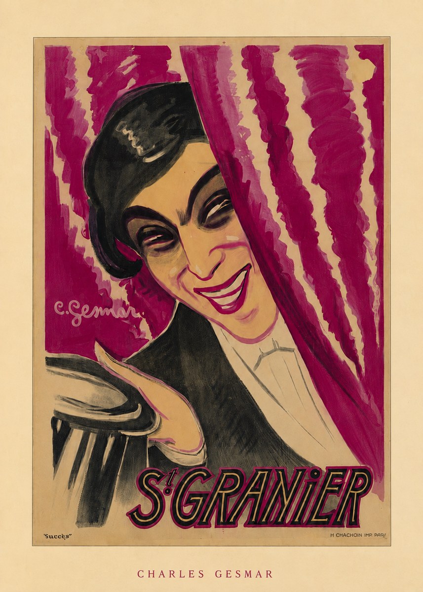 Charles Gesmar S! Granier I No6 - Plakat