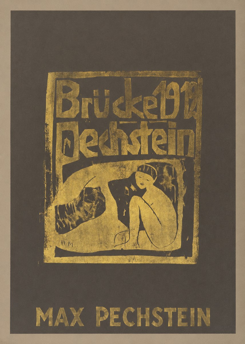 Max Pechstein Brücke 1912 Pechstein No1 - Plakat