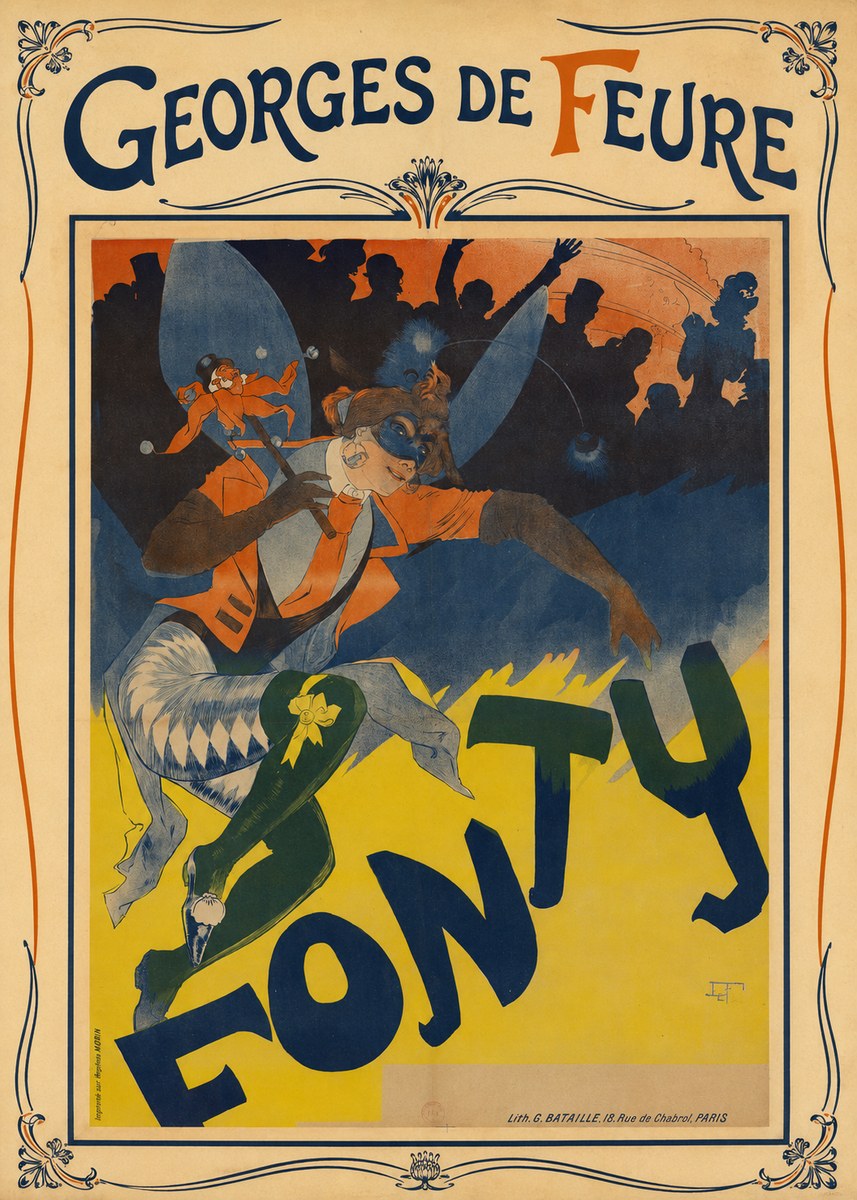 Georges de Feure Gonty No1 - Plakat