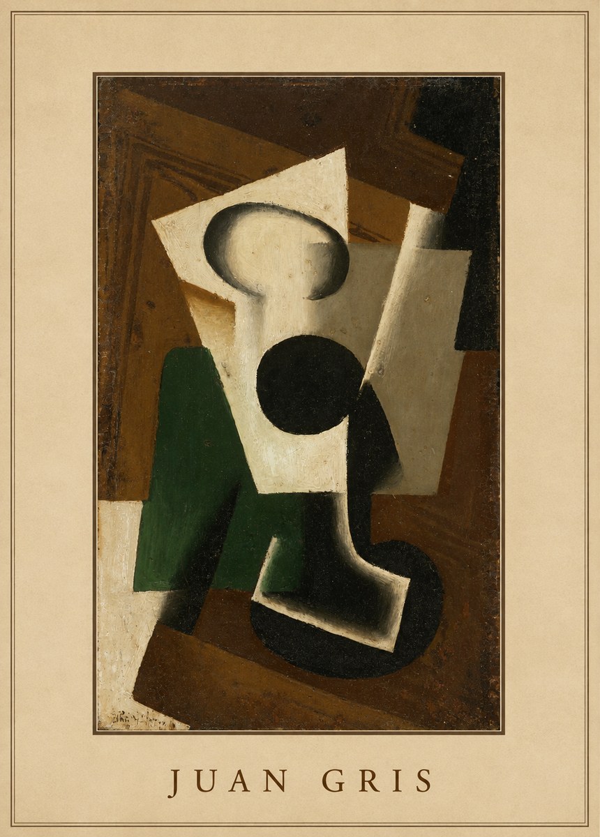 Juan Gris The Open Window No4 - Plakat