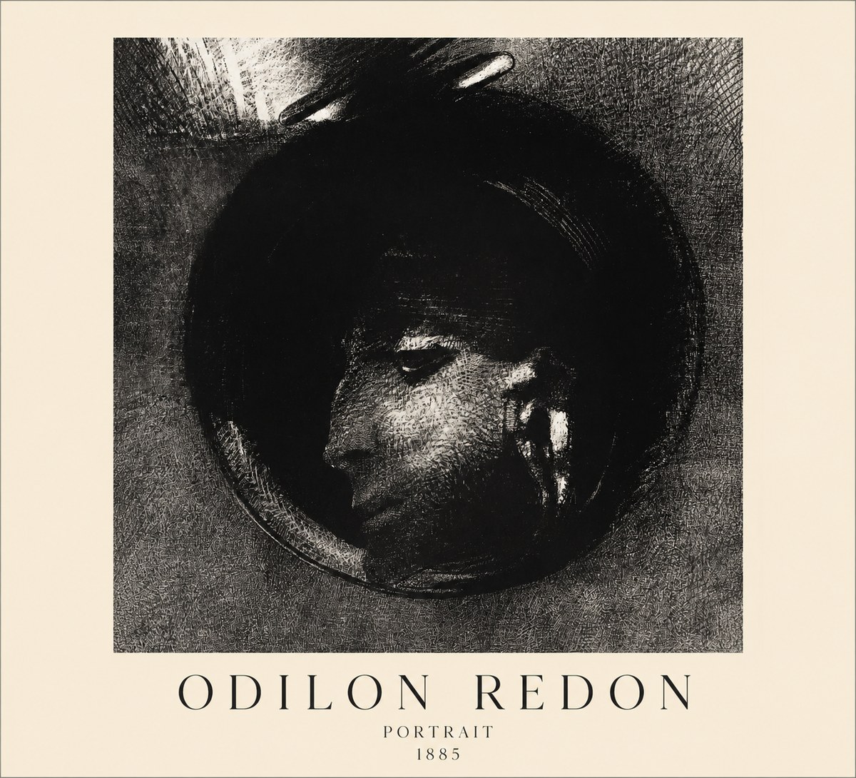 Odilon Redon Portrait No1 - Plakat