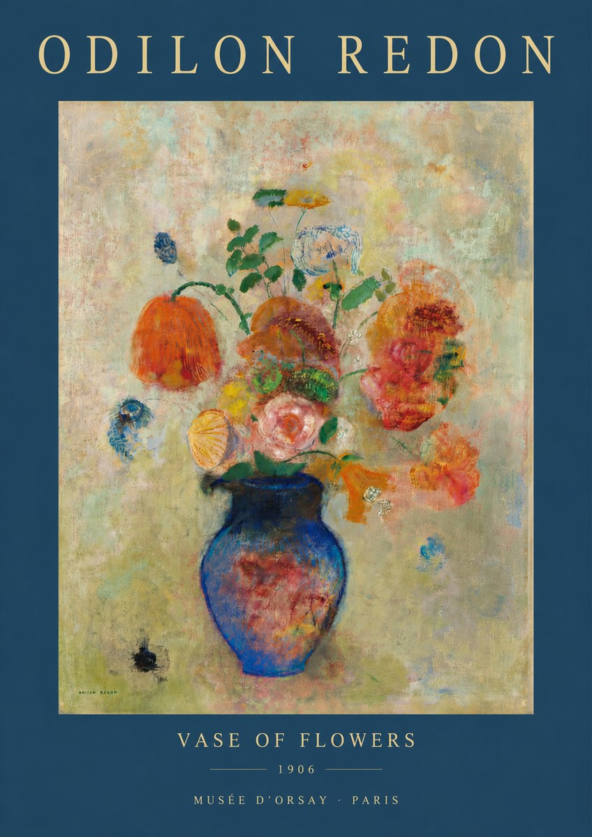 Odilon Redon Vase of Flowers No4 - Plakat