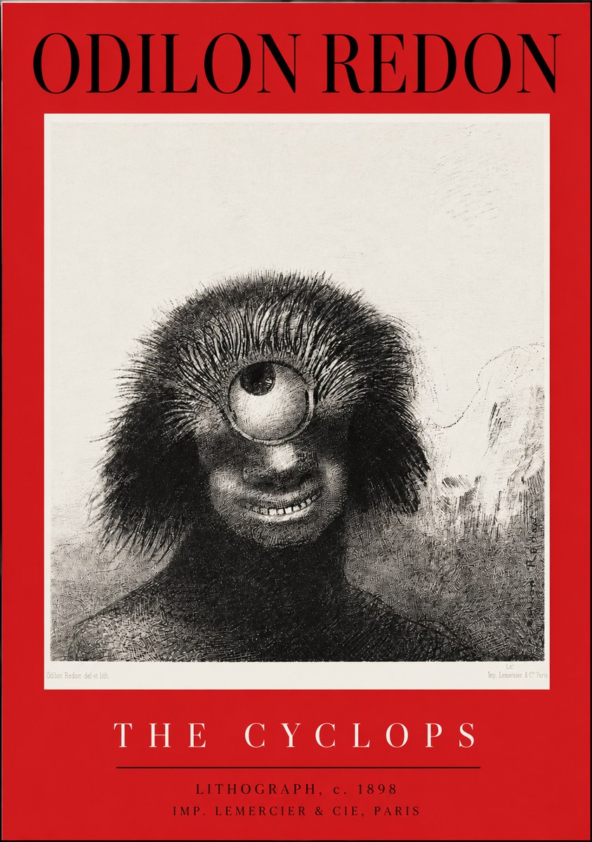 Odilon Redon The Cyclops II No2 - Plakat