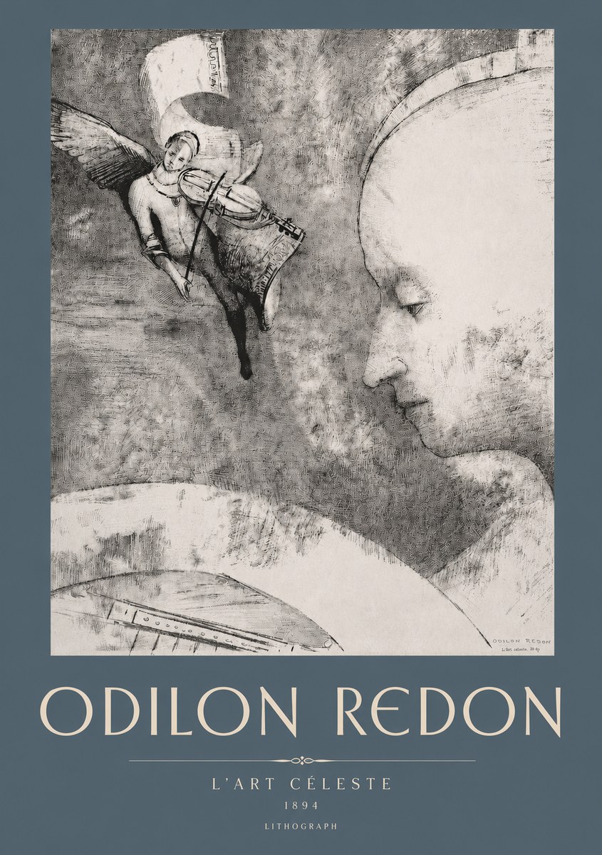 Odilon Redon L'art Céleste No2 - Plakat