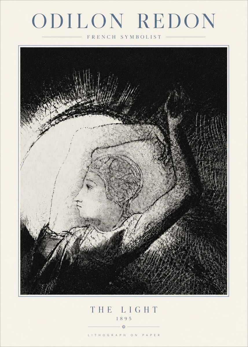 Odilon Redon The Light No5 - Plakat