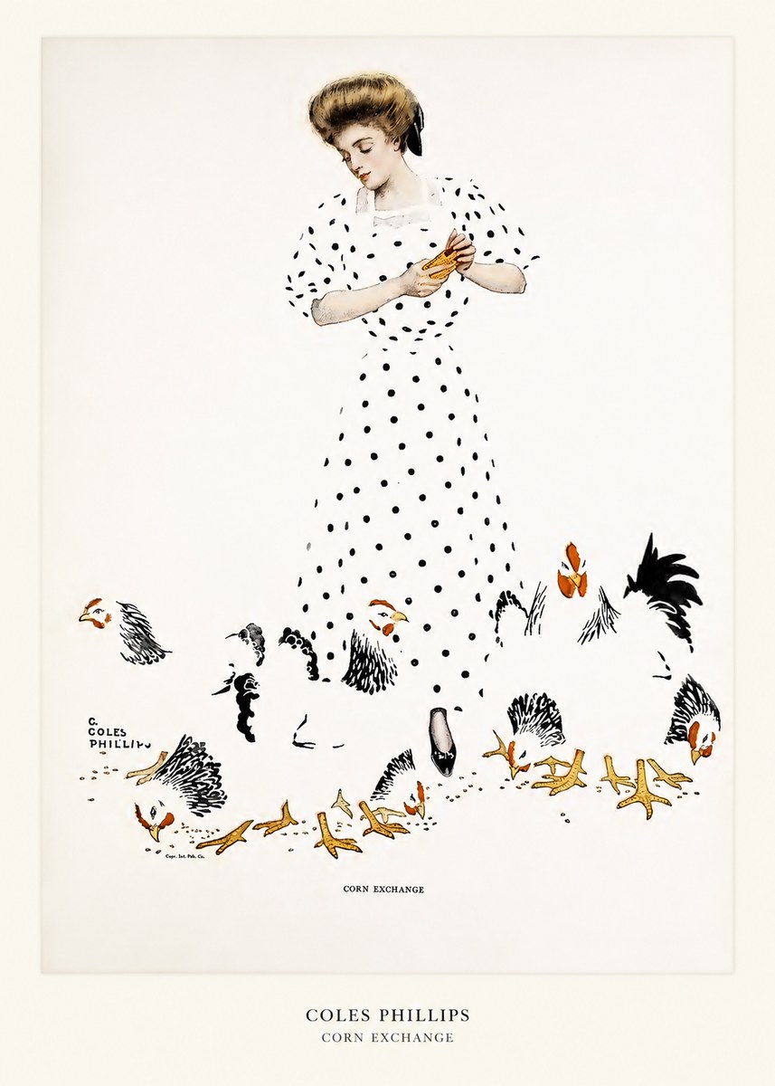 Coles Phillips Corn Exchange No6 - Plakat