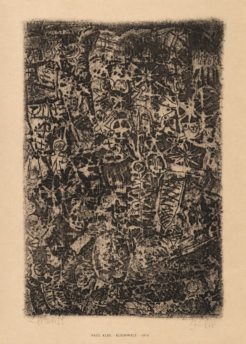 Paul Klee Kleinwelt No5 - Plakat
