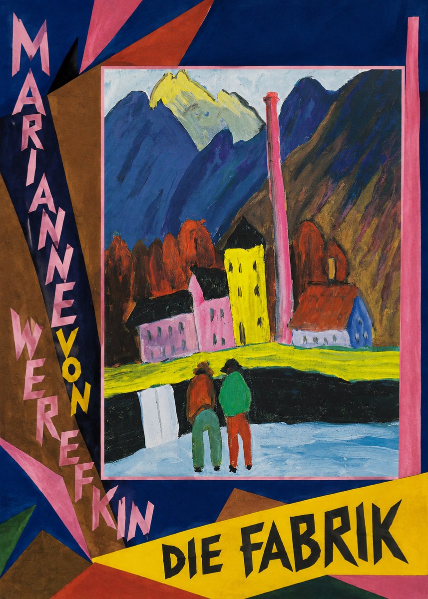 Marianne von Werefkin Die Fabrik No4 - Plakat