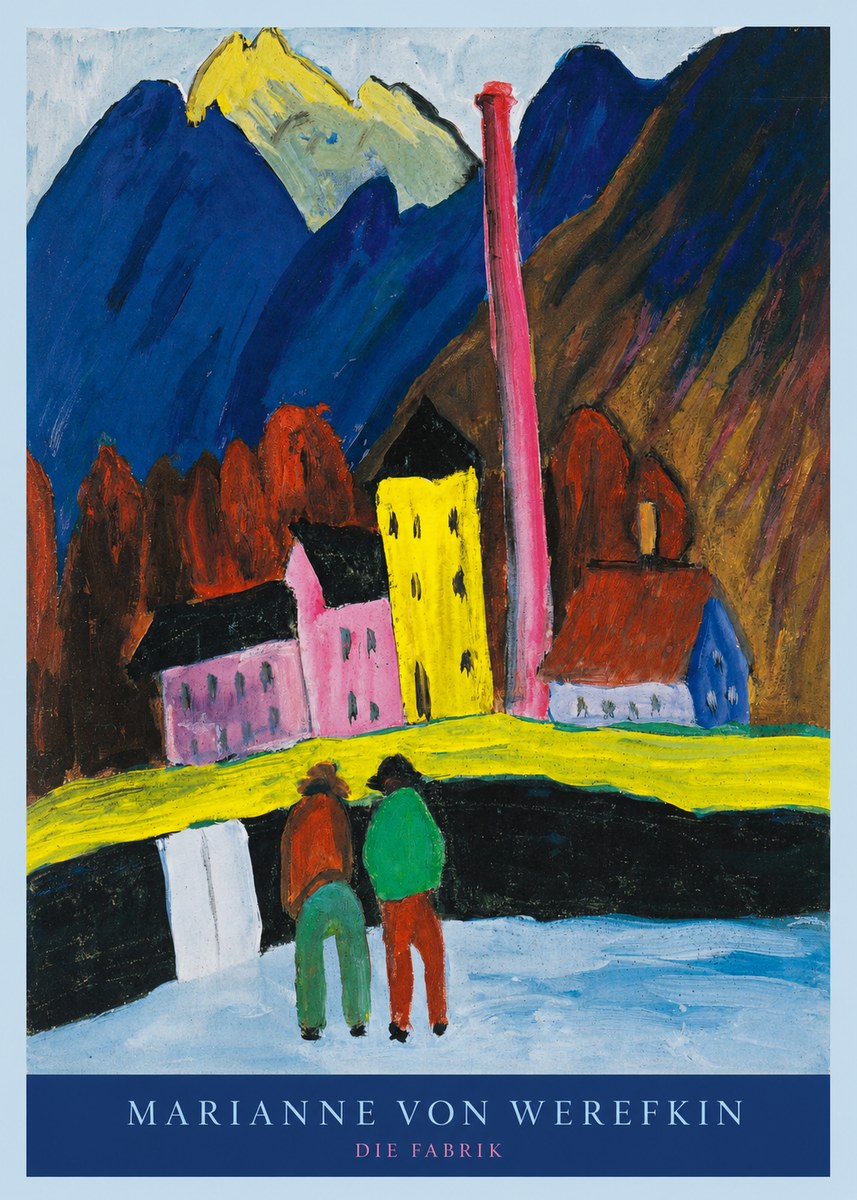 Marianne von Werefkin Die Fabrik No6 - Plakat