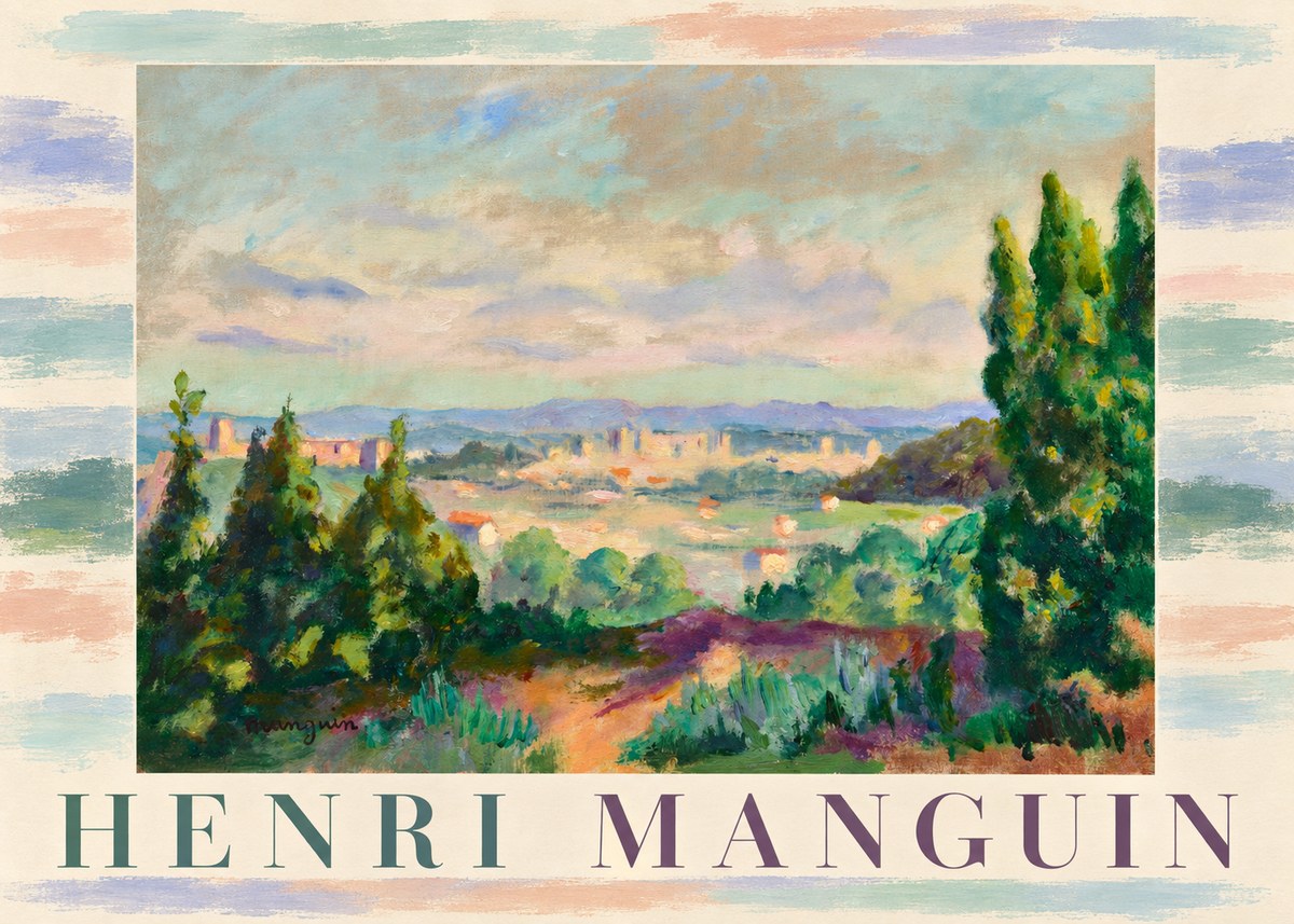 Henri Manguin Mediterranean City View No3 - Plakat