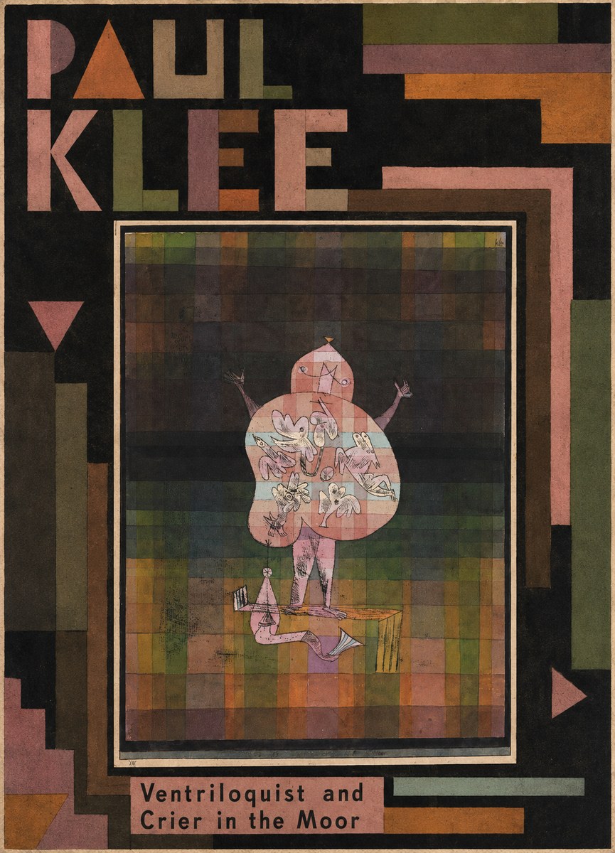 Paul Klee Ventriloquist and Crier in the Moor No5 - Plakat