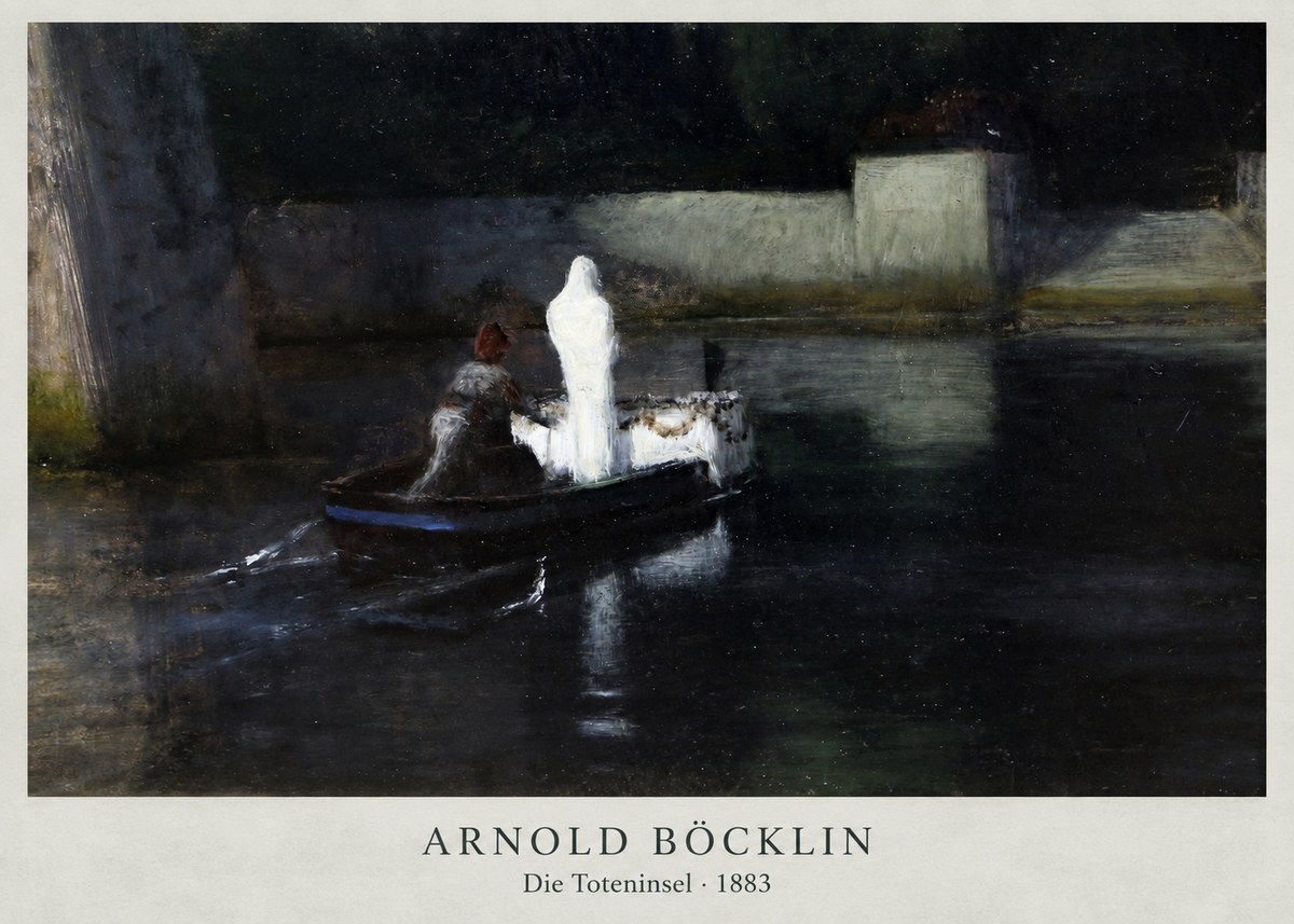 Arnold Böcklin Die Toteninsel III No2 - Plakat