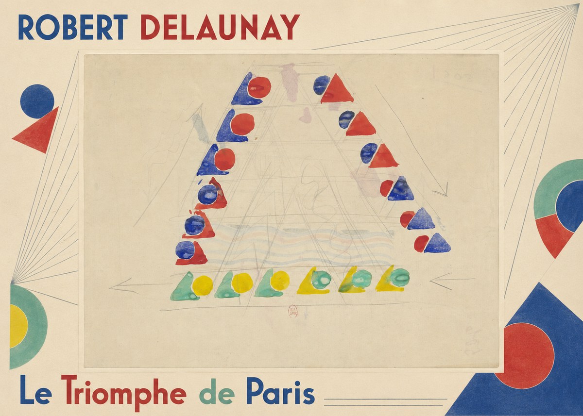 Robert Delaunay Le Triomphe De Paris II No2 - Plakat