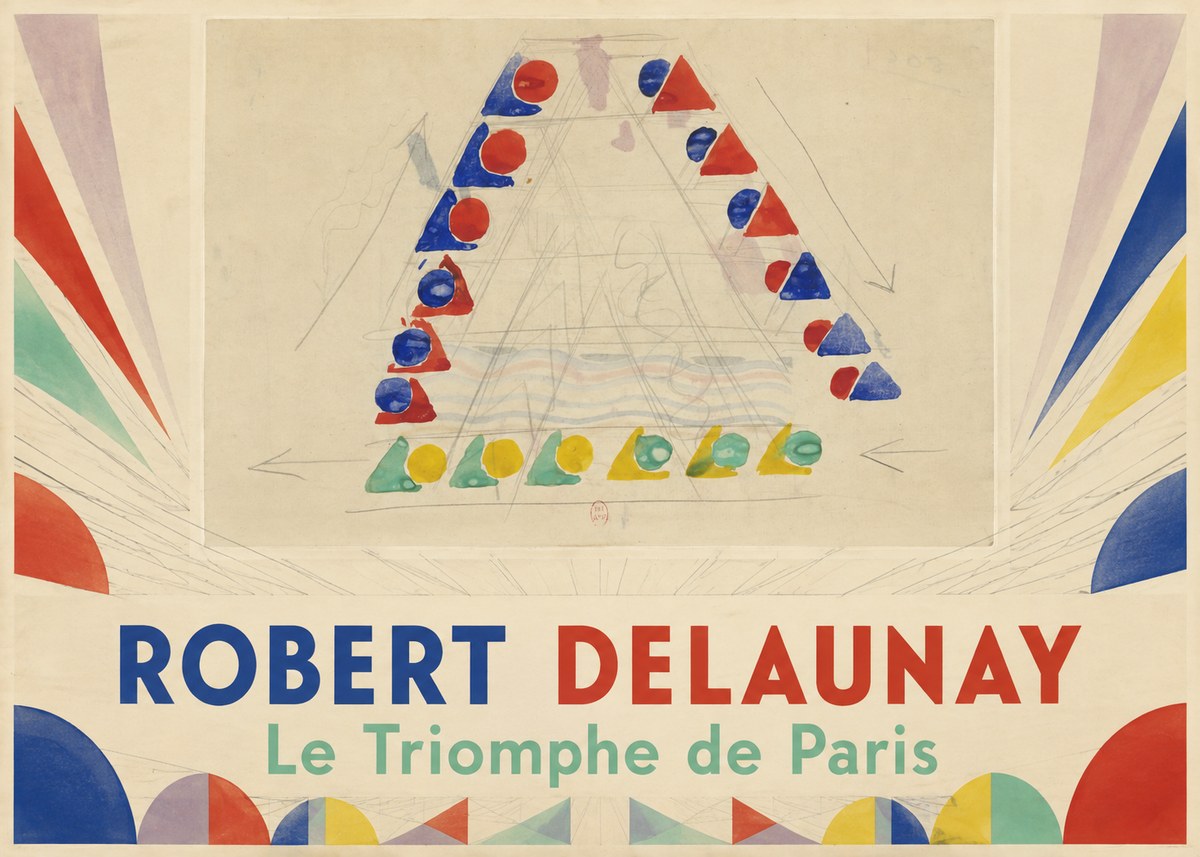 Robert Delaunay Le Triomphe De Paris II No4 - Plakat