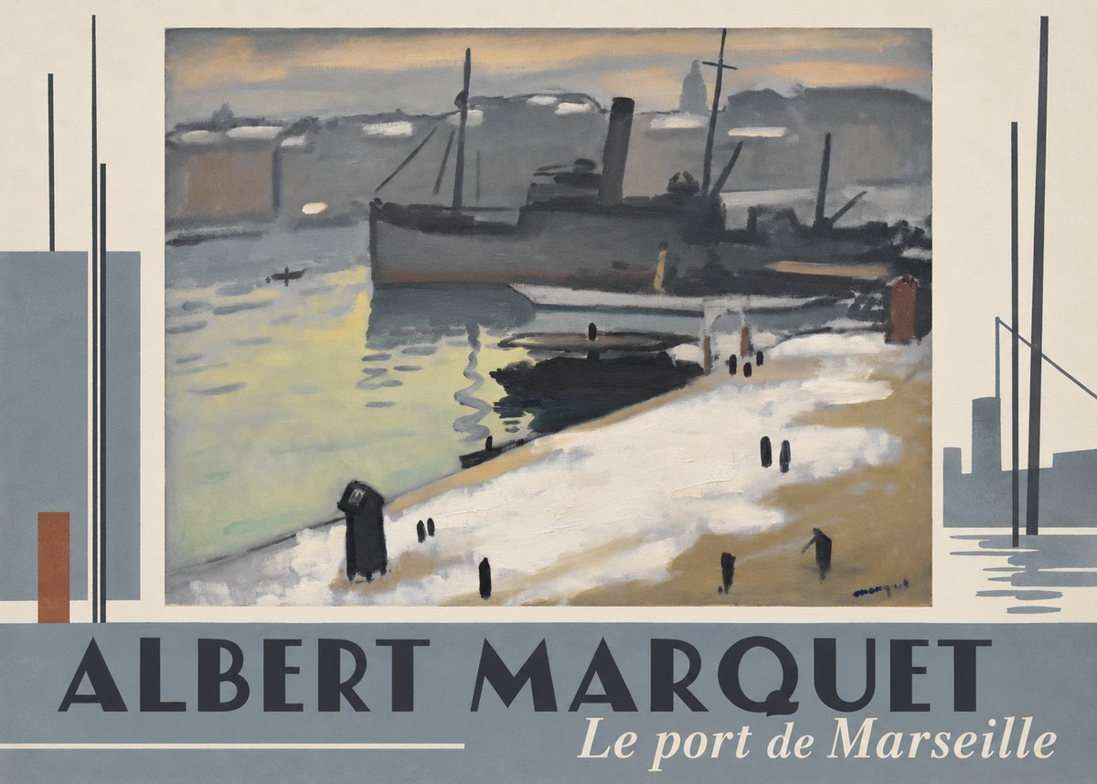 Albert Marquet Le Port De Marseille I No2 - Plakat