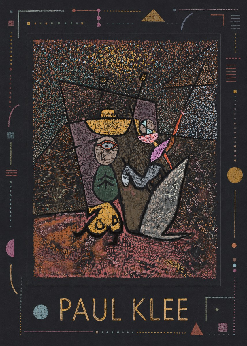 Paul Klee Man, Beast and Plant No1 - Plakat