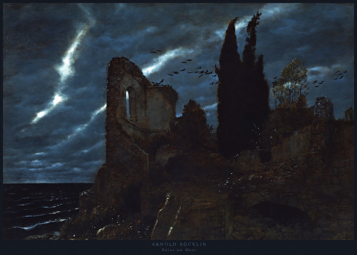 Arnold Böcklin Ruine Am Meer I No2 - Plakat