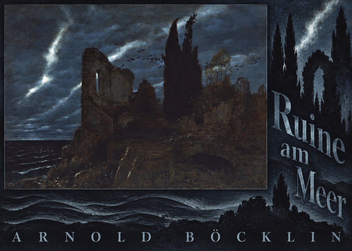 Arnold Böcklin Ruine Am Meer I No6 - Plakat