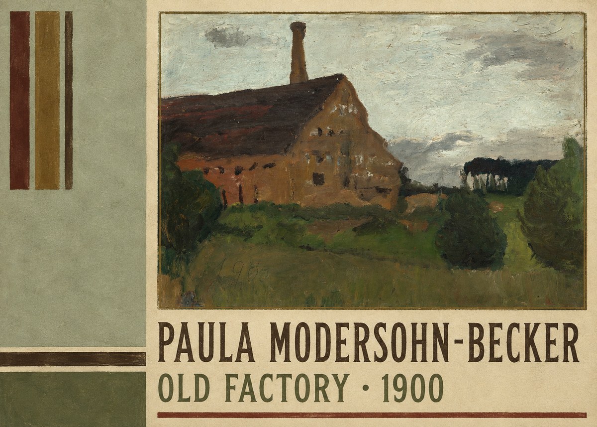 Paula Modersohn-Becker Old Factory No2 - Plakat